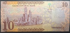 2023 Saudi Arabia 10 Riyals PW47 A4929892** Uncirculated.