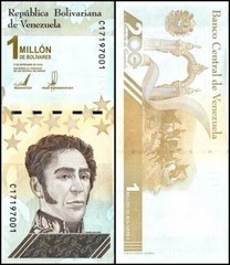 1 Million UNC Iraqi Dinar 50K X 20 1,000,000 IQD + 1 Mill Bolivar FREE COA