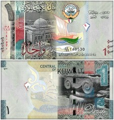 Kuwait 1/4-1 Dinar 3 Pieces Set, 2014 ND, P-29-31, UNC