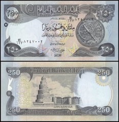 RARE FULL SET of The 7 ACTIVE IRAQ Banknotes: 250 – 50,000 Dinar 2018-2023, UNC