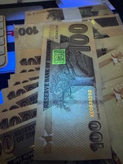 Zimbabwe 100 Dollars Banknote, RARE CIRCULATED Currency, AA/2020, P-106