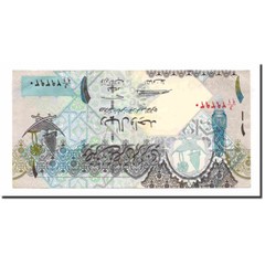 [#641254] Banknote, Qatar, 1 Riyal, 2008, Undated (2008), KM:20, UNC(65-70)