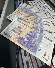 Authentic Zimbabwe Currency 10 Billion Dollars Banknote, CIRCULATED Bill, P-85