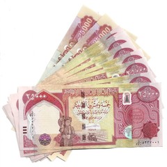150,000 IQD 6 x 25K Iraq 25000 Dinar UNC Iraqi Banknotes – Verified Authentic
