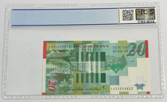 2008 Israel – 20 Sheqalim – PCGS 68 Superb Gem UNC OPQ [Nice S/N – 1231053822]
