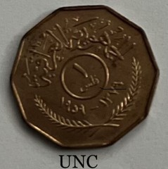 Iraqi Bankenotes And Coins, The 1 Fils ,10 Fils Coins Are UNC, Others About UNC