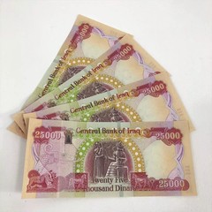 1 MILL Iraqi Dinar IQD UNCIRCULATED 40 x 25,000 COA Included Fast Shipping