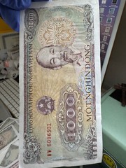 Authentic Vietnam 1000 Dong Banknote 1988, CIRCULATED Currency, P-106