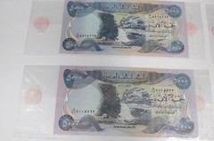 $5,000 Central Bank Iraq 5000 x 5 Pcs Iraqi Dinar Currency Uncirculated