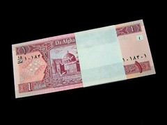100 pcs x Afghanistan 1 Afghanis banknotes -2002 UNC currency-P64
